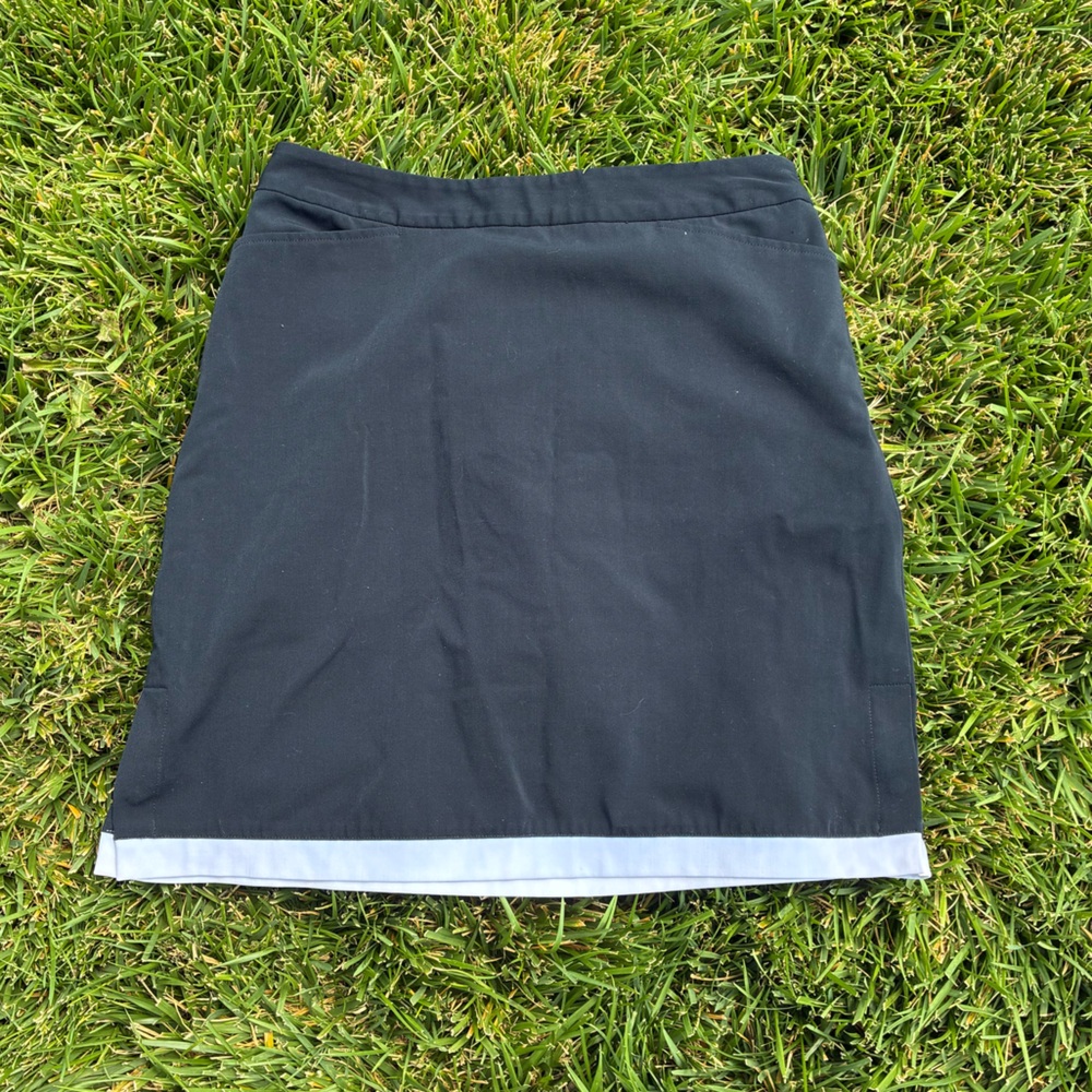 CALLAWAY | Classic Black Golf Skirt with White Trim